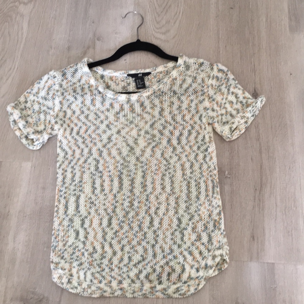 H&M Multicolored Knit Top - Size S